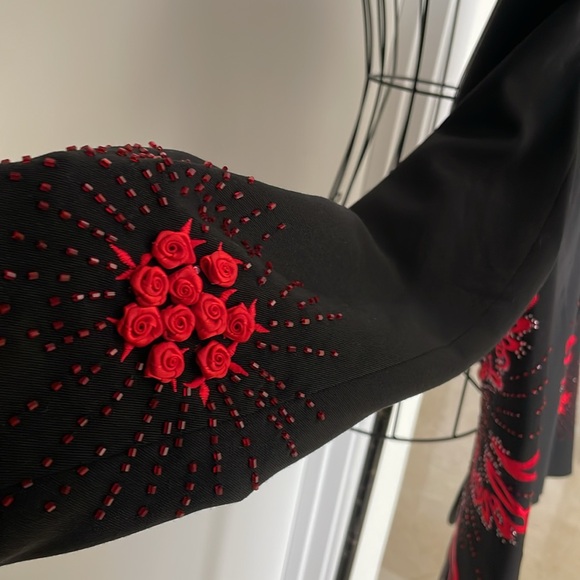 NWT BLACK/RED I LOVE YOU BLAZER - Picture 4 of 8